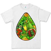White st.patrick's teardrop earrings Premium Tee - FaDigitalArtStudio