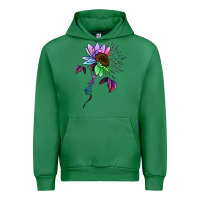 Emerald Be Kind Autism Semicolon Urban Hoodie - Jasminsmagicworld