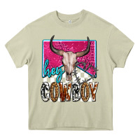Mossy western hey cowboy Heavy Core Tee - OliviaCreatesArt