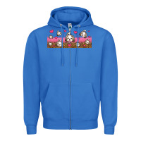 True Royal shih tzu dogs libbey glass Zipper Hoodie - Jasminsmagicworld