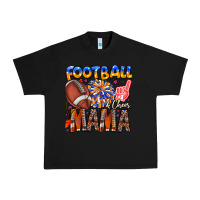 Black football mama Urban Heavy Tee - CowhideDigitalArt