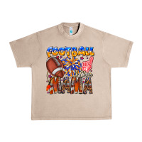 French Oak football mama Urban Heavy Tee - CowhideDigitalArt