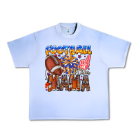 Grape Ice football mama Urban Heavy Tee - CowhideDigitalArt