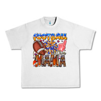 Lunar Rock football mama Urban Heavy Tee - CowhideDigitalArt
