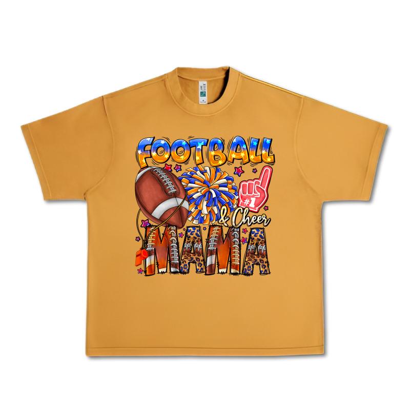 Football Mama Urban Heavy Tee by CowhideDigitalArt | Teevron