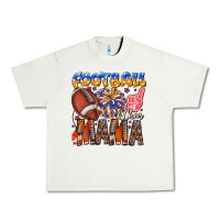 Pistachio football mama Urban Heavy Tee - CowhideDigitalArt