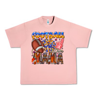 Salmon football mama Urban Heavy Tee - CowhideDigitalArt