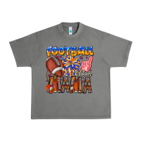Tornado football mama Urban Heavy Tee - CowhideDigitalArt