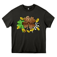 Asphalt St. Patrick's Day shamrocks Heavy Core Tee - OliviaCreatesArt
