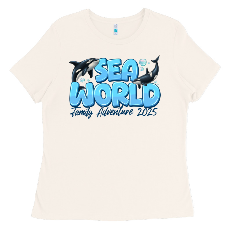 Sea World Family Adventure 2025 Ladies Tee by CowhideDigitalArt | Teevron