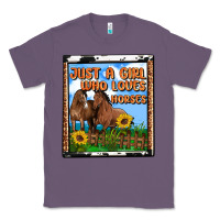 Lavender western just a girl who loves horses Classic Tee - OliviaCreatesArt