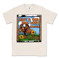 Natural western just a girl who loves horses Classic Tee - OliviaCreatesArt