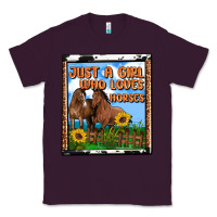 Plum western just a girl who loves horses Classic Tee - OliviaCreatesArt