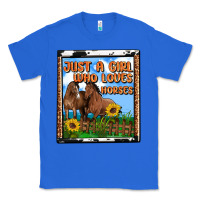 True Royal western just a girl who loves horses Classic Tee - OliviaCreatesArt