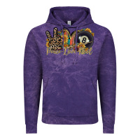 Cloud Purple peace love pool Vintage Hoodie - RacoonDesign