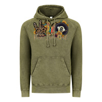 Vintage Olive peace love pool Vintage Hoodie - RacoonDesign