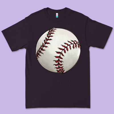 Baseball Ball Premium Tee Designed By Fadigitalartstudio
