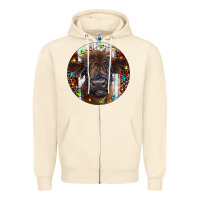 Sandshell Western Christmas Calf Zipper Hoodie - RanaPortraitStore