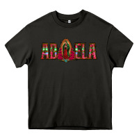 Asphalt abuela floral aztec leopard Heavy Core Tee - Jasminsmagicworld