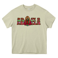 Mossy abuela floral aztec leopard Heavy Core Tee - Jasminsmagicworld