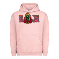 Pigment Salmon Hija Lady Of Guadalupe Urban Hoodie - Jasminsmagicworld