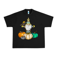 Black Happy Fall Urban Heavy Tee - CowhideDigitalArt