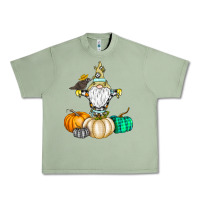 Oil Green Happy Fall Urban Heavy Tee - CowhideDigitalArt