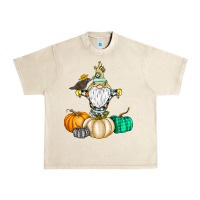 Sandshell Happy Fall Urban Heavy Tee - CowhideDigitalArt