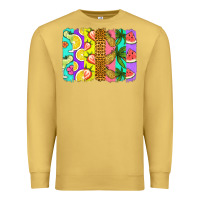 Antique Gold summer brushstroke Premium Sweatshirt - Jasminsmagicworld