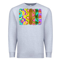 Heather Grey summer brushstroke Premium Sweatshirt - Jasminsmagicworld