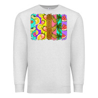 Oatmeal Heather summer brushstroke Premium Sweatshirt - Jasminsmagicworld