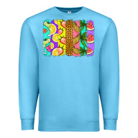 Ocean Blue summer brushstroke Premium Sweatshirt - Jasminsmagicworld