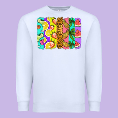 Summer Brushstroke Premium Sweatshirt Designed By Jasminsmagicworld
