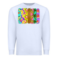 White summer brushstroke Premium Sweatshirt - Jasminsmagicworld