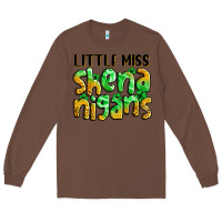 Chestnut little miss shenanigans St. Patrick's Long Sleeve Tee - LillyAllenDesigns