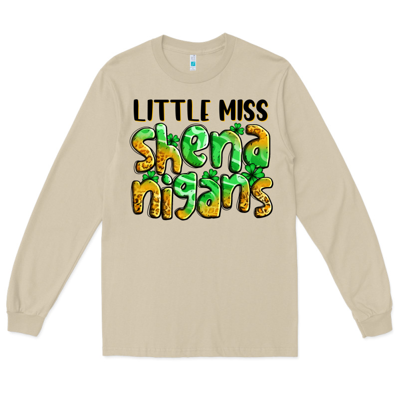 Little Miss Shenanigans St. Patrick's Long Sleeve Tee by LillyAllenDesigns | Teevron