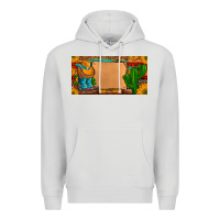 Dove Grey custom cowboy boots aztec sunflowers leopard license plate Premium Hoodie - Artiststas