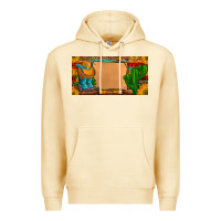 Pina Colada custom cowboy boots aztec sunflowers leopard license plate Premium Hoodie - Artiststas