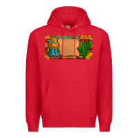 Red custom cowboy boots aztec sunflowers leopard license plate Premium Hoodie - Artiststas