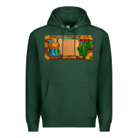Sports Green custom cowboy boots aztec sunflowers leopard license plate Premium Hoodie - Artiststas