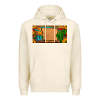 Tofu custom cowboy boots aztec sunflowers leopard license plate Premium Hoodie - Artiststas