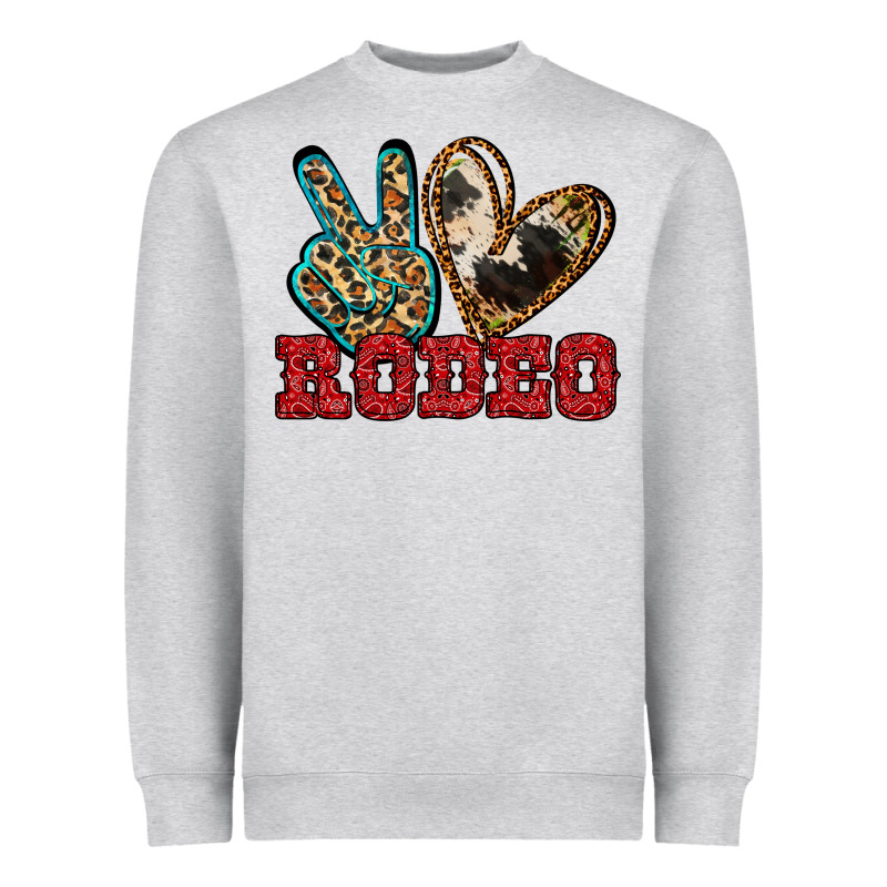 Peace Love Rodeo Heavyweight Sweatshirt by Jasminsmagicworld | Teevron