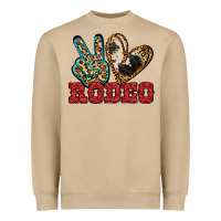 Mushroom Peace Love Rodeo Heavyweight Sweatshirt - Jasminsmagicworld