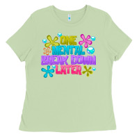 Matcha one mental break dowm later Ladies Tee - CowhideDigitalArt