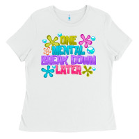 White one mental break dowm later Ladies Tee - CowhideDigitalArt
