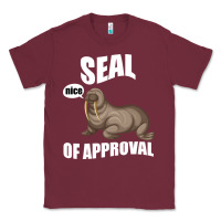 Burgundy Seal nice Of Approval Classic Tee - Bettercallsaul