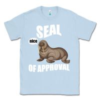 Dusty Blue Seal nice Of Approval Classic Tee - Bettercallsaul