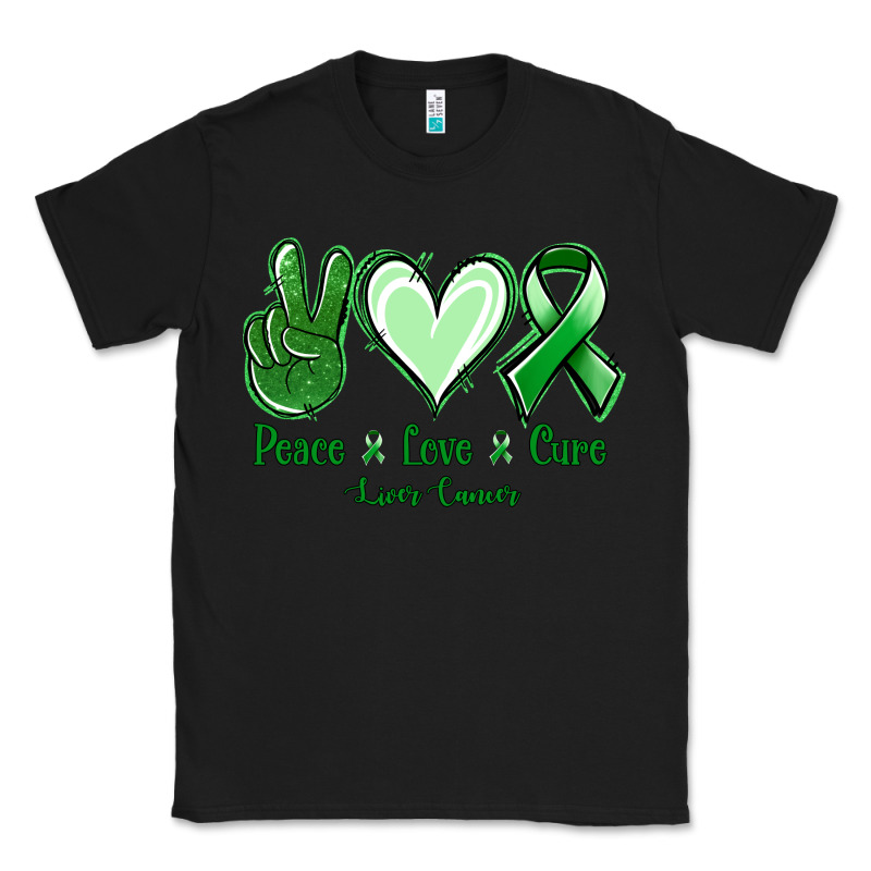 Peace Love Cure Liver Cancer Classic Tee by Jasminsmagicworld | Teevron
