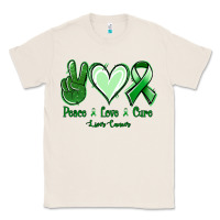Natural Peace Love Cure Liver Cancer Classic Tee - Jasminsmagicworld