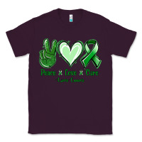 Plum Peace Love Cure Liver Cancer Classic Tee - Jasminsmagicworld